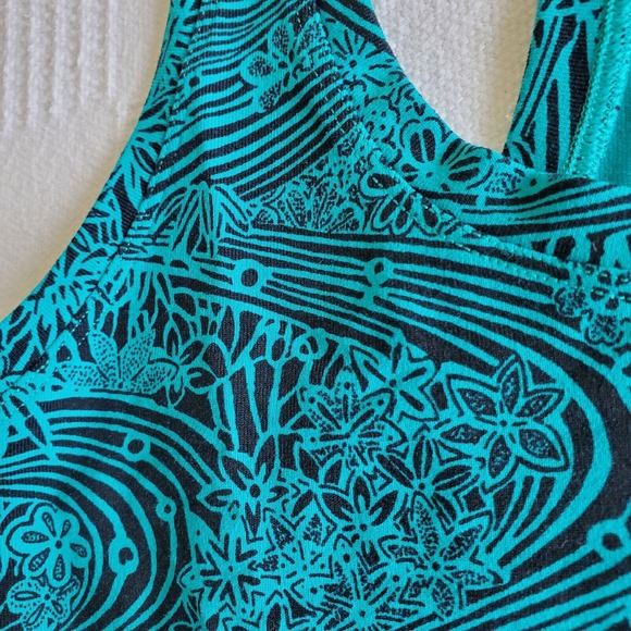 Lululemon | CRB Cool Racerback II Tank | Kitakami Viridian Green Black | 2 - Picture 5 of 14